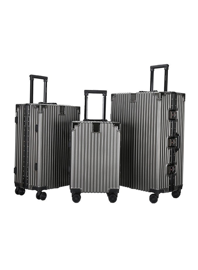 VIPTOUR 3 PCS Suitcase Luggage Set – Durable Travel Luggage Trolley Bag with TSA Lock, 360° Spinner Wheels, and Aluminum Alloy Handle