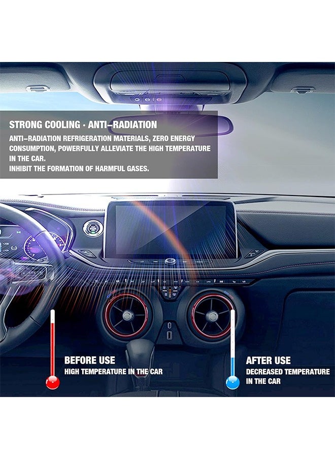 Generic - Car Cover With 6 Reflective Strips, Portable Storage Car Sunshade, Dustproof, Single-Side Zipper Door, Heat-Insulating And Sun-Proof, Suitable For SUV, Sedan, Truck - Image 1