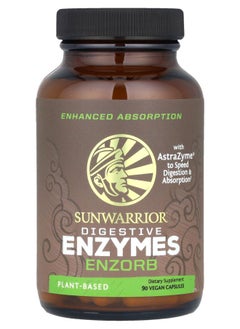 Sunwarrior Digestive Enzymes Enzorb  90 Vegan Capsules 