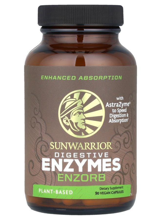 Sunwarrior Digestive Enzymes Enzorb  90 Vegan Capsules