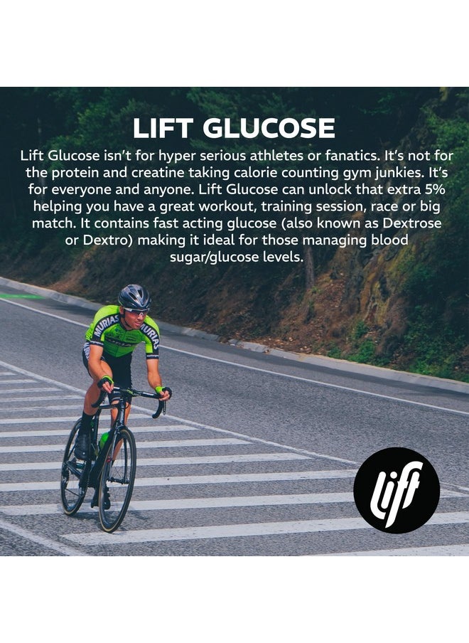 LIFT - Glucose | Fast-Acting Glucose Chewable Energy Tablets | Raspberry | 50 Ct Jar (Pack Of 6) - Image 1
