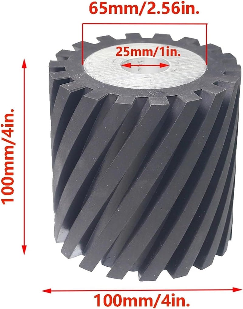 N/S/C nationwide deliver 100x100mm Grooved Rubber Contact Wheel 4x4 Inch Belt Grinder Part(ID 25mm) Space saving design picks All-season available stock Full village delivery cover Diverse purchase options Fault optimized construction Adjustable build Quick assemble Certified local stock Set product combo compatible Multi-purpose fine material Easy handling optimized design Room to room portable Flexible trendy construction Multi-market varied design options Integrated local logistics Reliable durability Wear resistant Easy clean surface Practical design alternatives Simple upgraded construction Cost effective fine quality Local licensed courier Repeated use resistant selected material Elegant multi-option build - Image 2