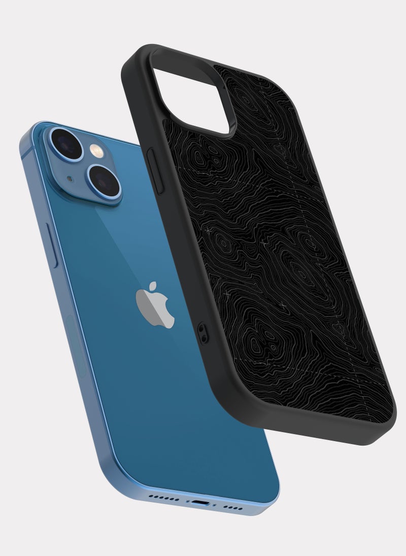 PXLAAT iPhone 13 case cover Topographic Map  - Image 2