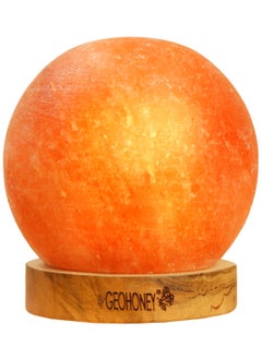 GEOHONEY Geohoney - Himalayan Salt Lamp with USB Mini Round Shape  - Image 1