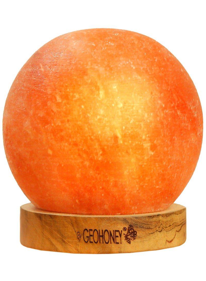 Geohoney - Himalayan Salt Lamp with USB Mini Round Shape - Image 1