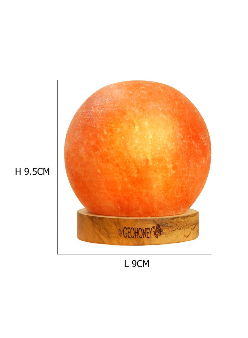 Geohoney - Himalayan Salt Lamp with USB Mini Round Shape - Image 3