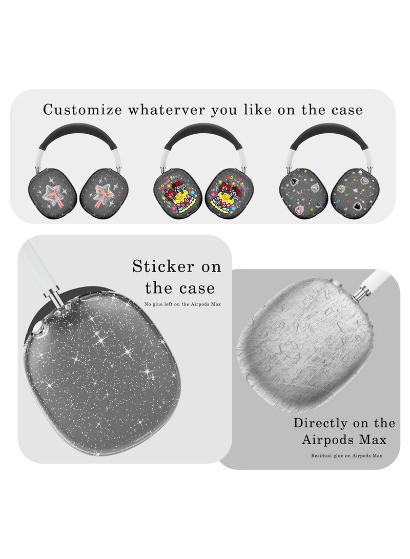 Anmi For AirPods Max case Cover,Anti-Scratch Ear Pad Case Cover/Ear Cups Cover/Headband Cover for AirPods Max.   Clear Soft TPU and Silicone. - Image 5
