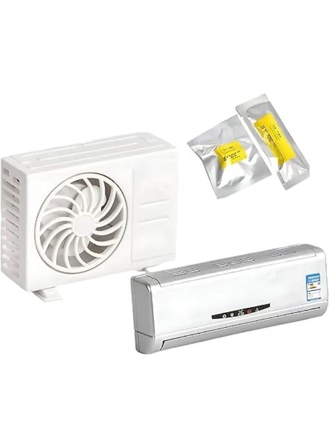 Solar Powered Car Air Conditioner with Air Freshener, Car Air Vent Decoration, Dashboard Perfume Diffuser, Car Air Freshener, for Air Conditioner Vent - Image 2