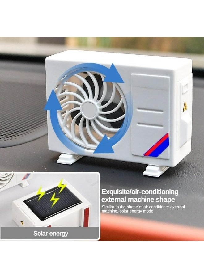 Solar Powered Car Air Conditioner with Air Freshener, Car Air Vent Decoration, Dashboard Perfume Diffuser, Car Air Freshener, for Air Conditioner Vent - Image 3