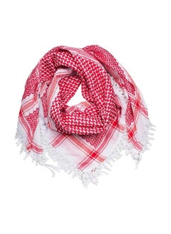 TRENDI LAND ZON ARAB Shemagh Wrap Keffiyeh Middle East Desert Scarf Men Arabic Scarves Neck  Face Headwear Arabian RED  - Image 1