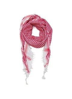 TRENDI LAND ZON ARAB Shemagh Wrap Keffiyeh Middle East Desert Scarf Men Arabic Scarves Neck  Face Headwear Arabian RED  - Image 2