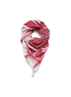 TRENDI LAND ZON ARAB Shemagh Wrap Keffiyeh Middle East Desert Scarf Men Arabic Scarves Neck  Face Headwear Arabian RED  - Image 3