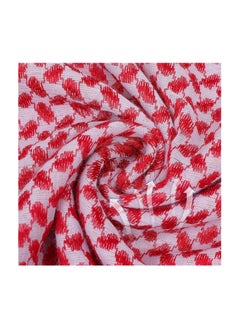 TRENDI LAND ZON ARAB Shemagh Wrap Keffiyeh Middle East Desert Scarf Men Arabic Scarves Neck  Face Headwear Arabian RED  - Image 4