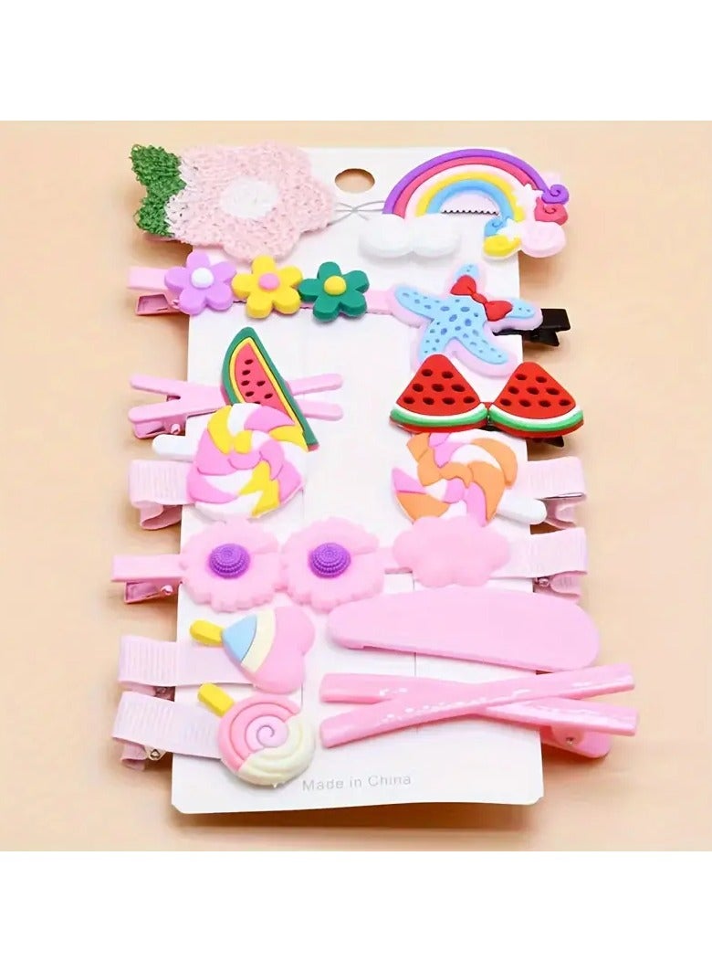 Goolsky 14 قطعة مشابك شعر بنات حلوة ولطيفة، خيار مثالي للهدايا - Image 5