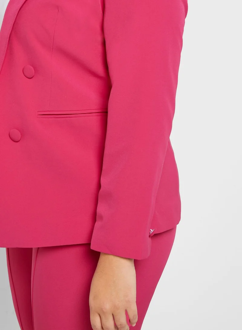 Simply Be Double Breasted Blazer Co-ord
