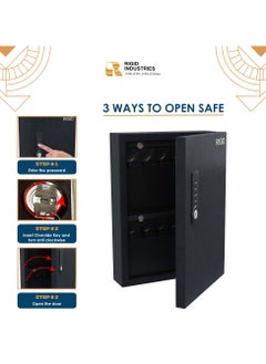 RIGID Steel Wall Mount Key Box with Combination Lock  - Image 4