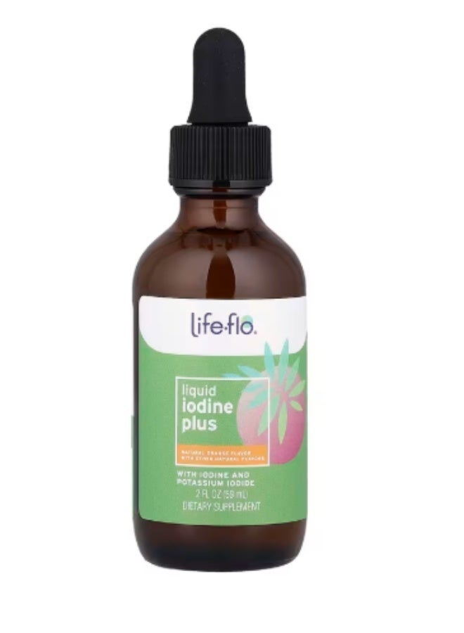 Life-flo, Liquid Iodine Plus, Natural Orange, 2 fl oz (59 ml) - Image 2