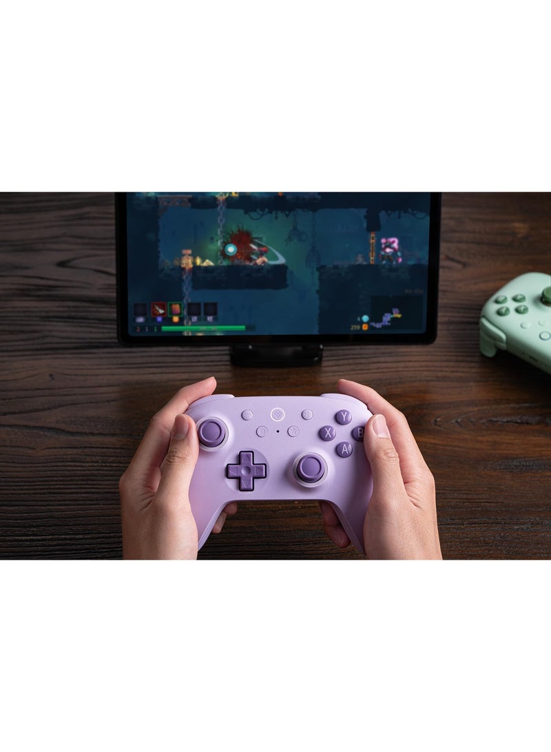 8Bitdo Ultimate 2C Wireless Controller for Windows PC and Android, with 1000Hz Polling Rate, Hall Effect Joysticks and Hall Triggers, and Remappable L4/R4 Bumpers - Purple - Image 5