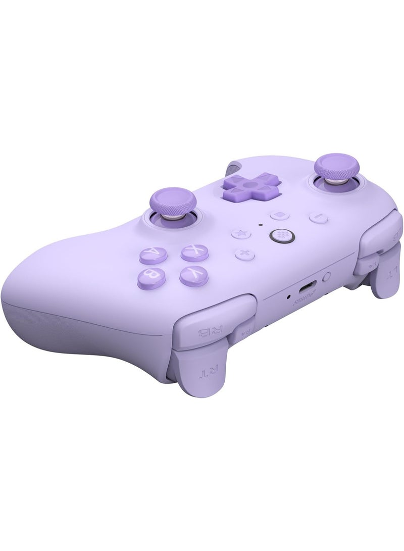 8Bitdo Ultimate 2C Wireless Controller for Windows PC and Android, with 1000Hz Polling Rate, Hall Effect Joysticks and Hall Triggers, and Remappable L4/R4 Bumpers - Purple - Image 3