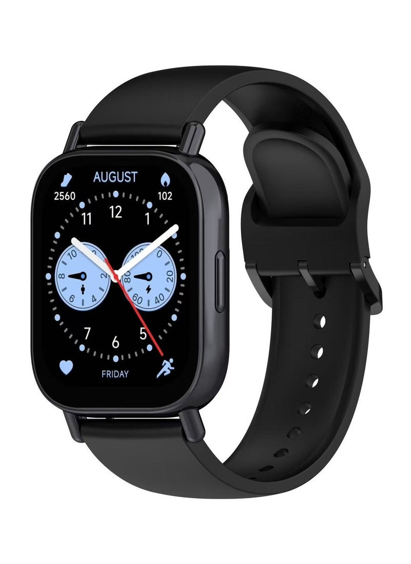 DKNG For Redmi Watch 5 Lite Strap Silicone Smart Sports Band Watch 5 Lite Black/White  - Image 2