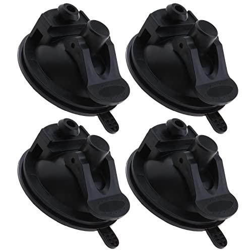 Create idea قم بإنشاء فكرة 4 قطع من خطاف الشفط الثقيل للسيارة خيمة جانبية قارب تخييم قماش خارجي خيمة منزلية حقيبة زجاجية منزل متنقل قابلة للغسل وإعادة الاستخدام سعة وزن 22 رطل/10 كجم - Image 1