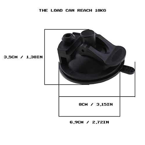 Create idea قم بإنشاء فكرة 4 قطع من خطاف الشفط الثقيل للسيارة خيمة جانبية قارب تخييم قماش خارجي خيمة منزلية حقيبة زجاجية منزل متنقل قابلة للغسل وإعادة الاستخدام سعة وزن 22 رطل/10 كجم - Image 4