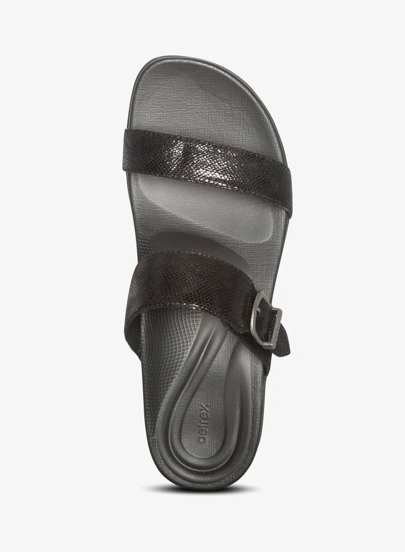 Aetrex  Mimi Water-Friendly Sandal Black for Women | Best Price UAE
