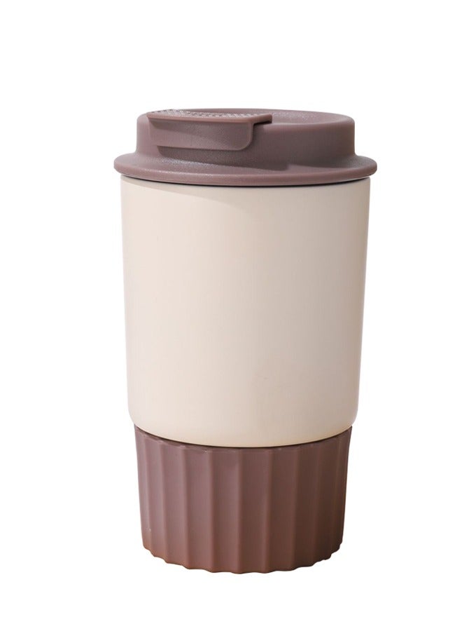 جيوان معزول السفر القدح ، فراغ الفولاذ المقاوم للصدأ 12 أوقية ( 360 مل ) السفر القدح القهوة ، القهوة اسبرسو معزول غطاء ، تنطبق على السيارات ، الضروريات اليومية ، والسفر ، اسبرسو زينة - Image 1