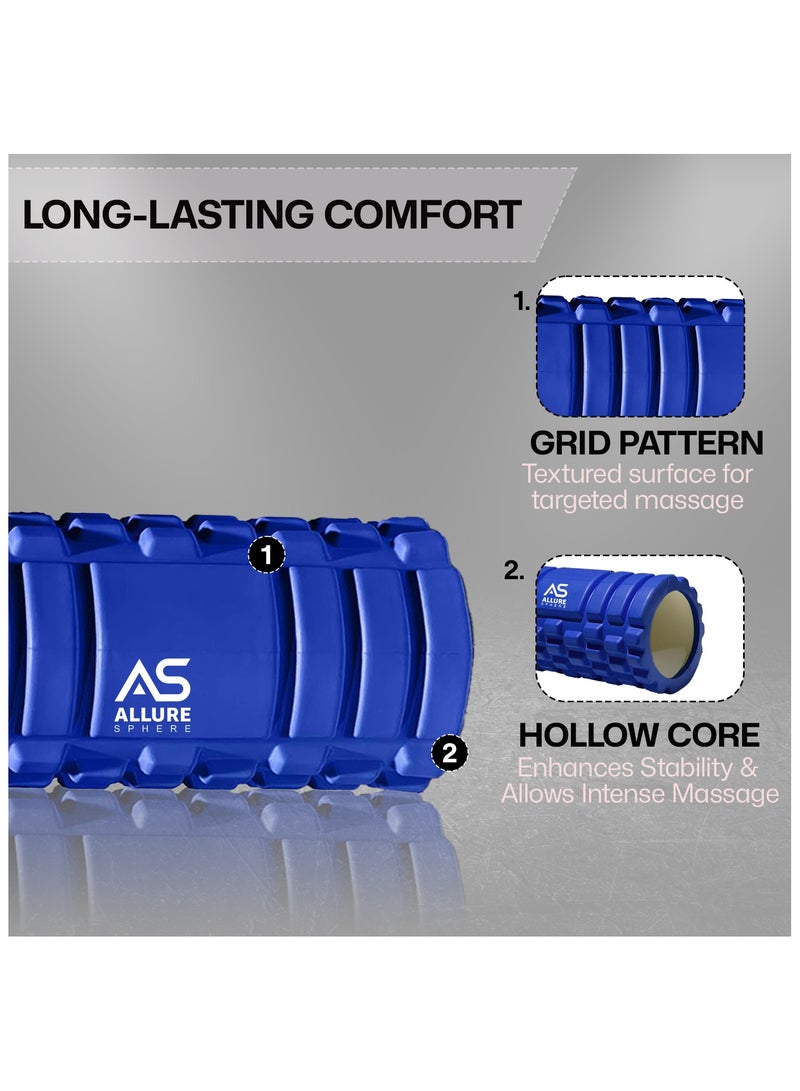 Allure Sphere Sphere Grid Foam Roller For Deep Tissue Muscle Massage – Trigger Point Therapy, Sports Recovery, Circulation Increase – Ultra Lightweight & Portable For Legs, Back And Arm. - Image 4