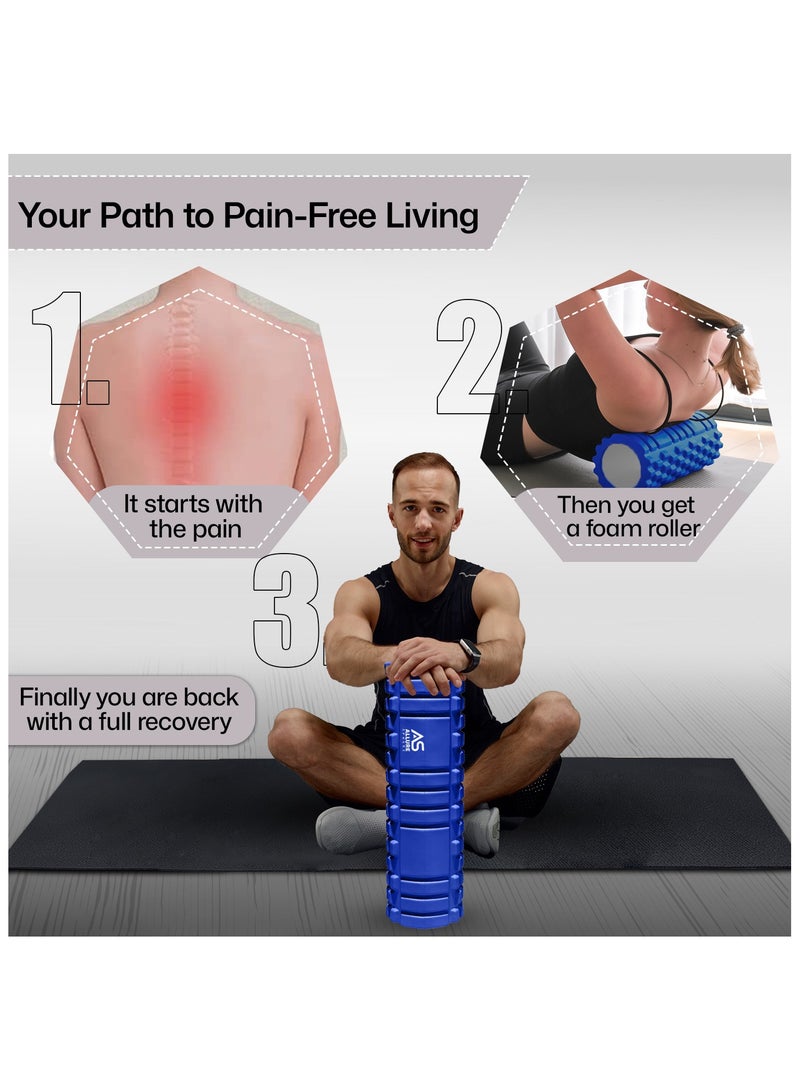 Allure Sphere Sphere Grid Foam Roller For Deep Tissue Muscle Massage – Trigger Point Therapy, Sports Recovery, Circulation Increase – Ultra Lightweight & Portable For Legs, Back And Arm. - Image 5