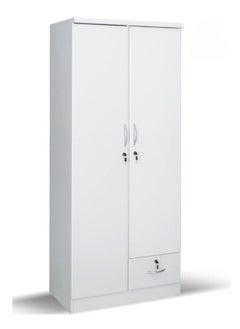 2 Door Wooden Wardrobe Cabinet Cupboard Engineered Wood Perfect Modern Stylish Heavy Duty White - pzsku/Z2C7D6CE1C451B7926498Z/45/_/1724678329/e17e3cfa-47e2-498a-a360-4be23c5cba19