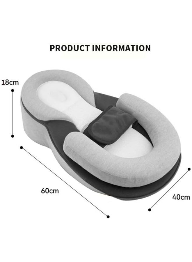 TAKHTEELA Baby Wedge Pillow for Newborn Support Wedge Pillow Baby Reflux Wedge Breastfeeding Nursing Pillow, Bottle Feeding - Image 3
