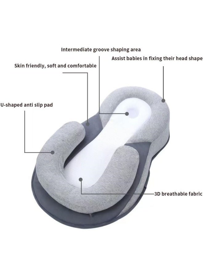 TAKHTEELA Baby Wedge Pillow for Newborn Support Wedge Pillow Baby Reflux Wedge Breastfeeding Nursing Pillow, Bottle Feeding - Image 4