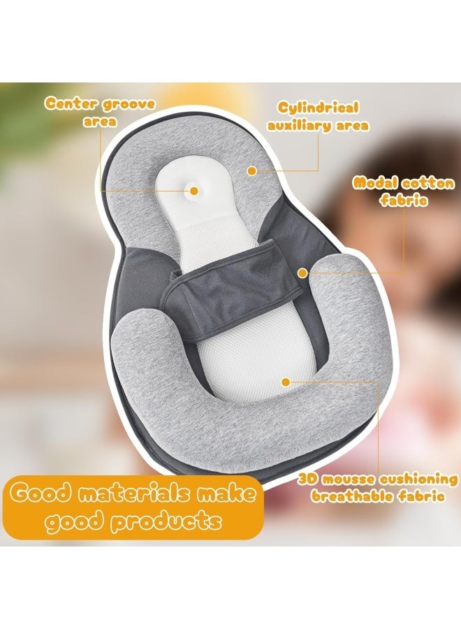 TAKHTEELA Baby Wedge Pillow for Newborn Support Wedge Pillow Baby Reflux Wedge Breastfeeding Nursing Pillow, Bottle Feeding - Image 2