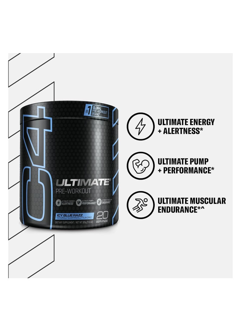 C4 Ultimate Pre Workout Powder ICY Blue Razz 20 Servings 400G (14.1OZ) - pzsku/Z2C7D8814B1BA8327255FZ/45/_/1717504582/ed444e0d-5be2-474b-ae1f-094b87c18786