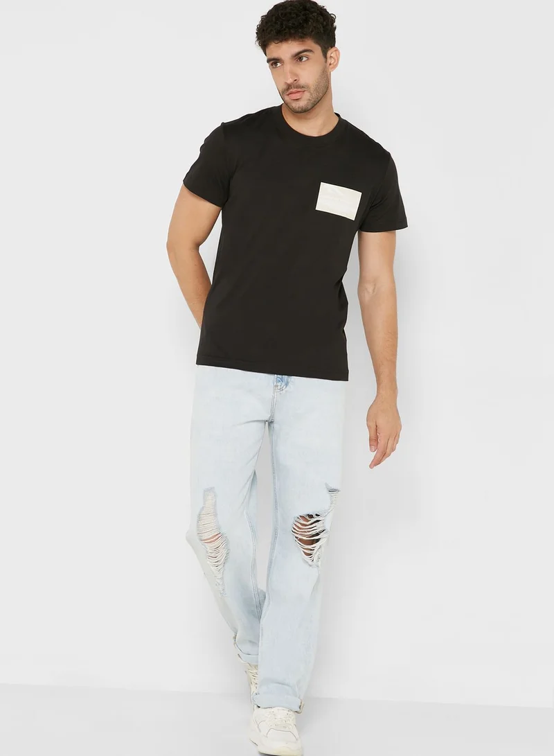 Calvin Klein Jeans Light Wash Straight Fit Jeans