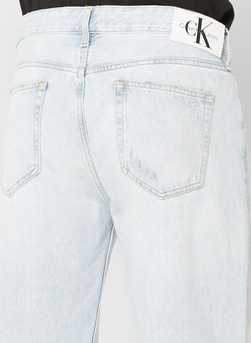 Calvin Klein Jeans Light Wash Straight Fit Jeans