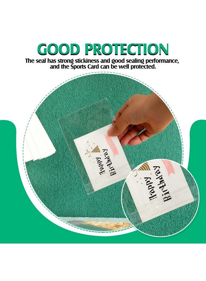 Lewtemi Lewtemi Graded Card Sleeves Resealable Team Bags for Trading Cards Baseball Sports Slabs Holders Plastic Collectible Slabs Protection(300 Pcs)  - Image 5