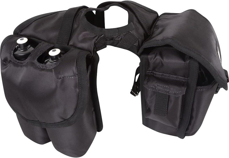 Cashel Quality Deluxe Medium Horse Saddle Pommel Horn Bag Insulated Padded Pockets Two Water Bottle Pockets Camera or Cell Phone Pocket 600 Denier Material Size Medium Color Choice - Image 1
