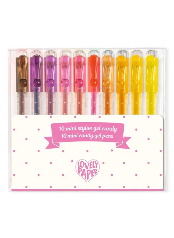 DJECO 10 Mini Candy Gel Pens