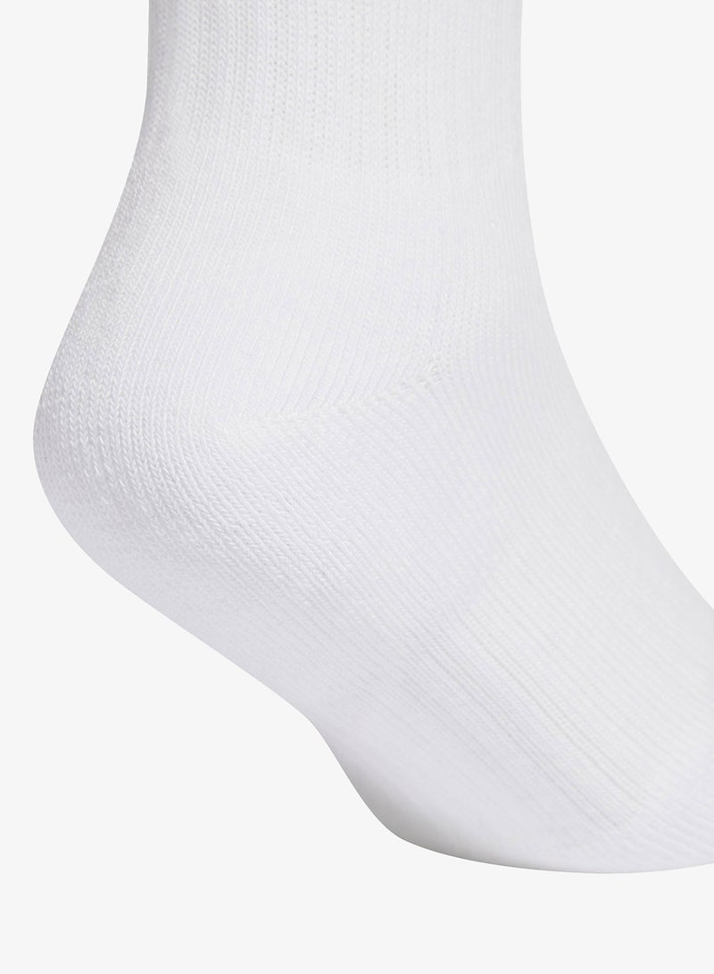 اديداس جوارب أطفال قطنية مريحة بثلاث خطوط عبوة من  قطع - Image 4