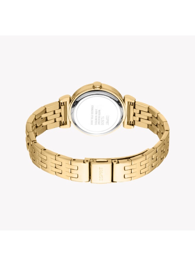 Esprit Women's Gold Stainless Steel Watch | Es1l505m0055 - Image 4