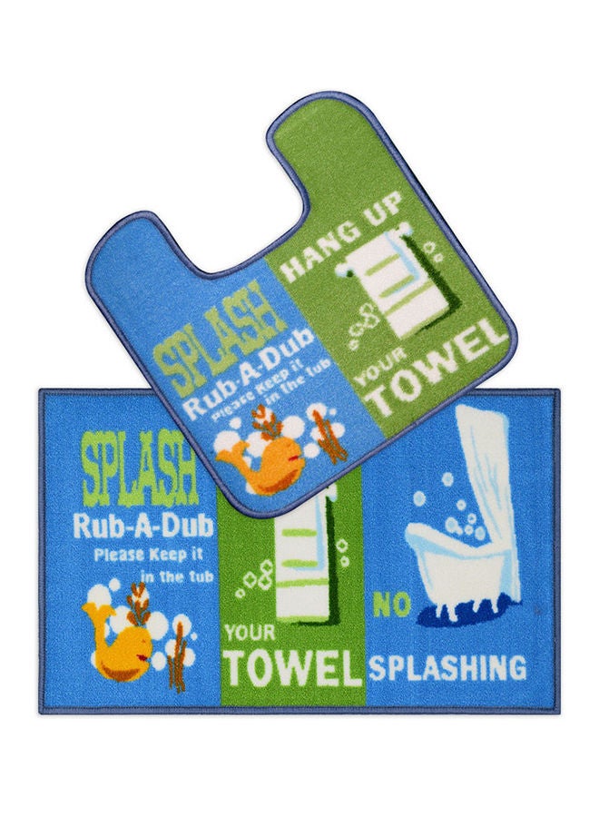 Mac Carpet Bath Mats Rosetta 3 Pcs Set - Image 1