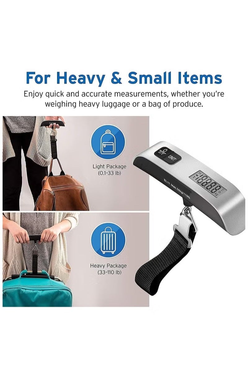 SmartGrip Digital Luggage Scale – Travel Weight Checker with LCD Display & Precision Sensor, Portable Handheld Weighing Tool for Suitcases, Backpacks & Cabin Bags - Image 5