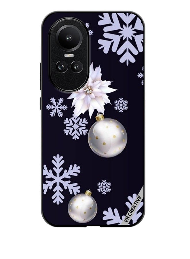 VR CREATIVE Protective Case Cover For Oppo Reno 10 Winter Snow Art Design Multicolour - Image 1