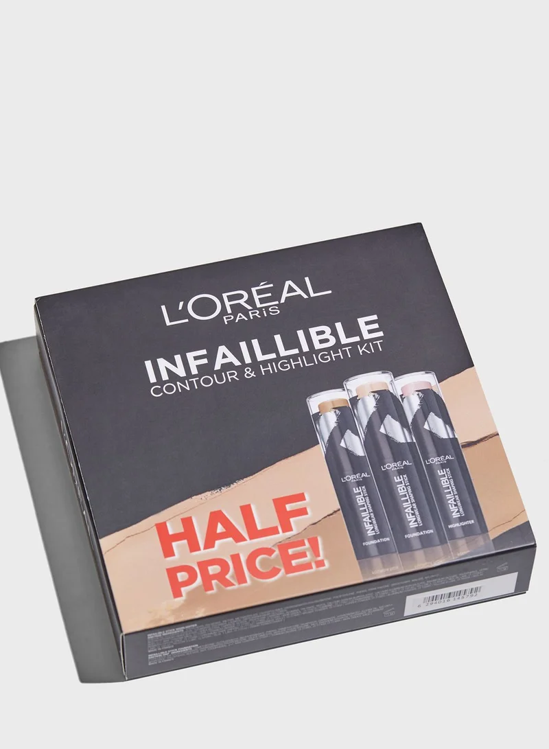 L'OREAL PARIS Infallible Contour And Highlight Kit