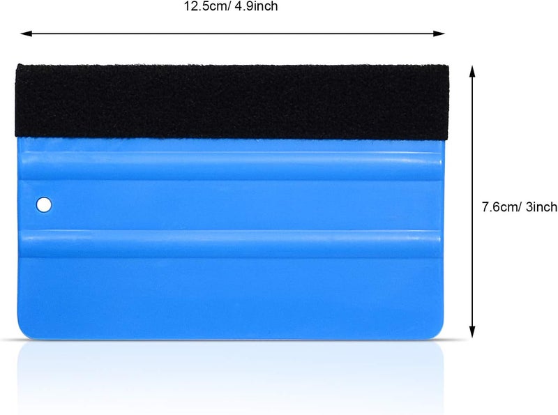Ehdis 5-inch Card Felt Squeegee for Vinyl Wraps Tools Wallpaper Tools Auto Window Tinting Kit, Pack of 10 - Image 5