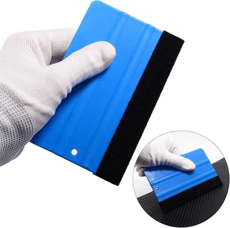 Ehdis 5-inch Card Felt Squeegee for Vinyl Wraps Tools Wallpaper Tools Auto Window Tinting Kit, Pack of 10 - Image 3