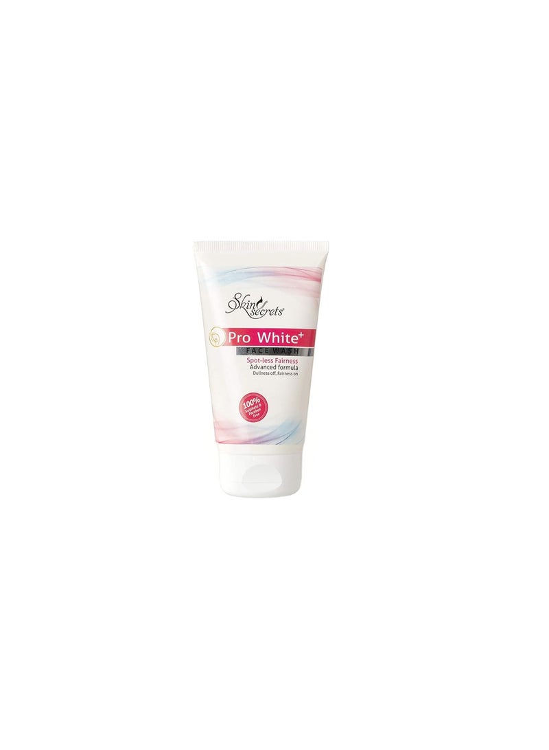Skin Secrets Pro White+ Natural Face Wash with Arbutine and Vitamin B3 for Skin Brightening| Paraben & Sulphate Free 100ml (Pack of 1) - Image 1
