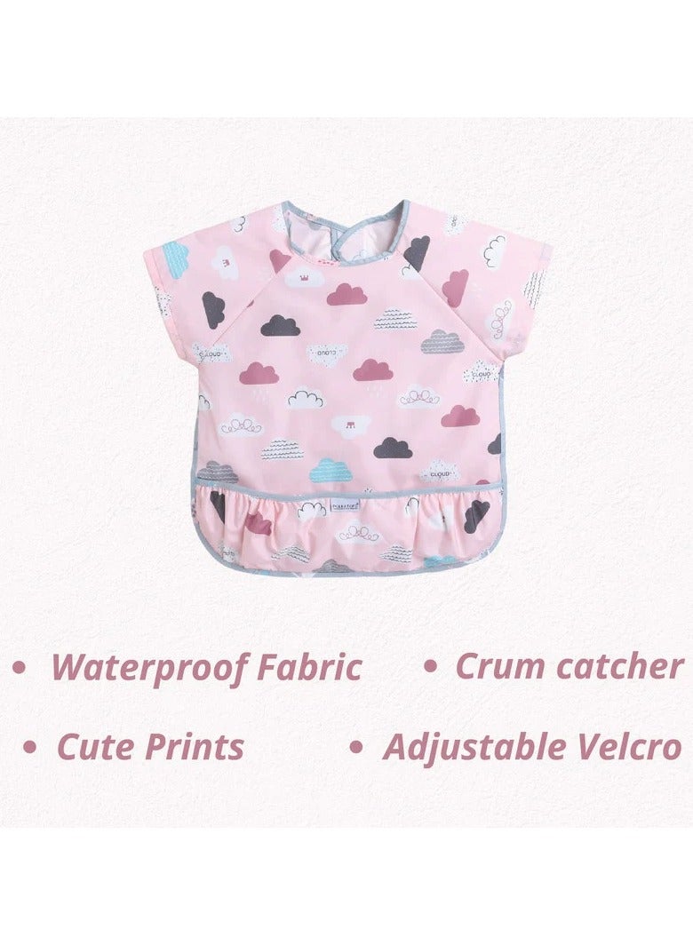 بولكاتوتس مريلة Polka Tots نصف كم مع جيب - كلاود - Image 3